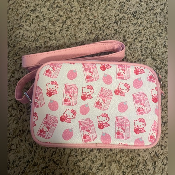 Hello Kitty Strawberry Milk loungefly bag - Picture 2 of 3